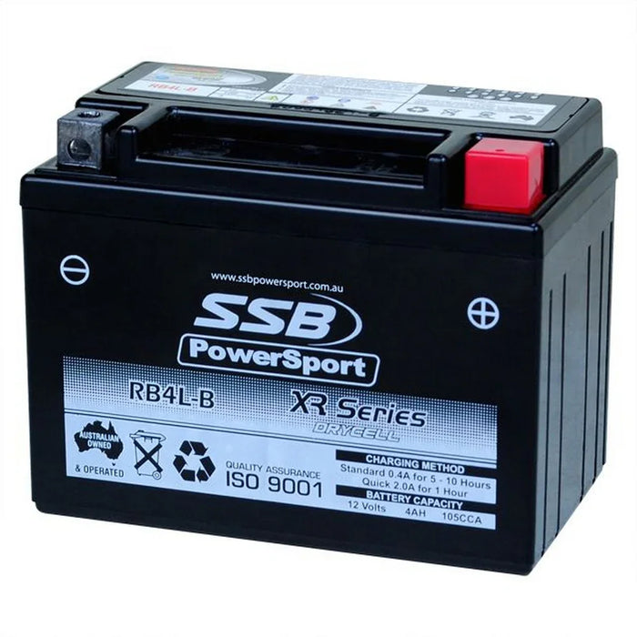 Motorcycle motorbike battery (YB4L-B) AGM 12V 4AH 105CCA BY SSB - LX2001 - Homewares, Outdoor, Phone Accessories, Cases, Speakers, Headphones + More -