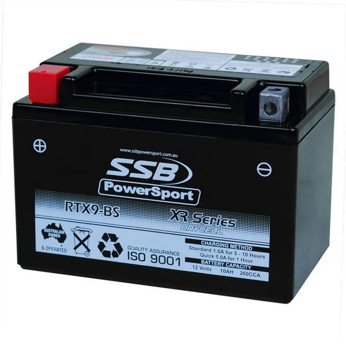 Motorcycle motorbike battery (YTX9-BS) AGM 12V 10AH 260CCA BY SSB - LX2001 - Homewares, Outdoor, Phone Accessories, Cases, Speakers, Headphones + More -
