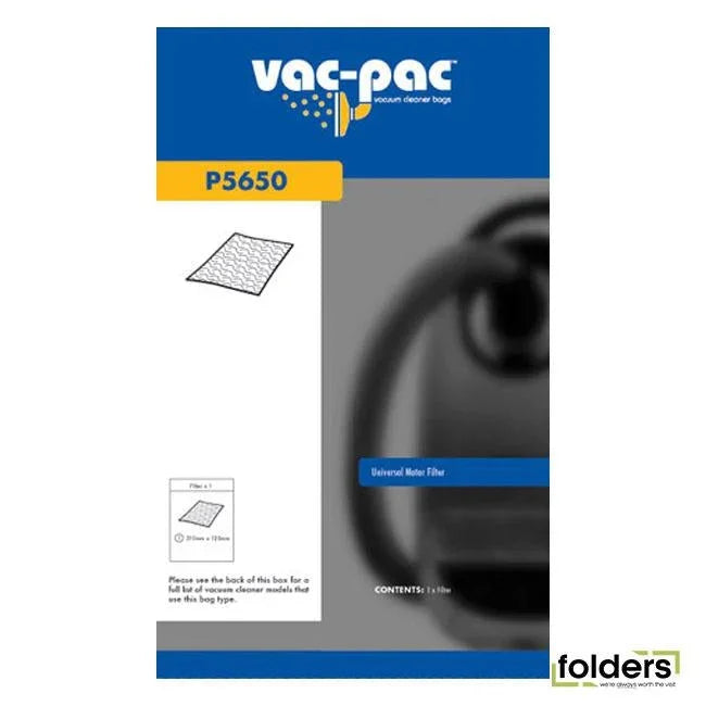 VacPac Vacuum Cleaner Universal Motor Filter - LX2001 - Homewares, Outdoor, Phone Accessories, Cases, Speakers, Headphones + More -