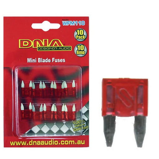 DNA BLADE FUSES MINI ATM 10 AMP FUSE (10 PACK) - LX2001 - Homewares, Outdoor, Phone Accessories, Cases, Speakers, Headphones + More -