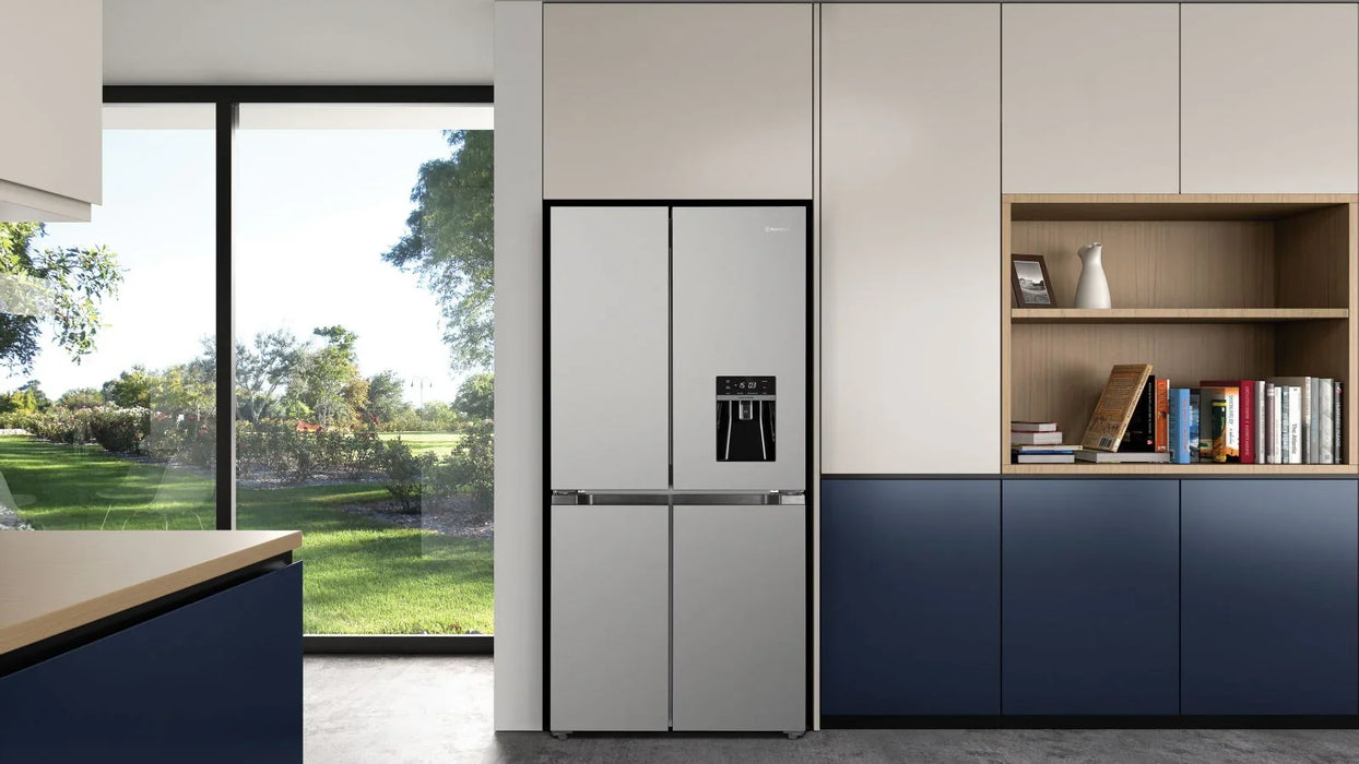 Westinghouse 492L quad door fridge, silver with in-door water dispenser, refilla - LX2001 - Homewares, Outdoor, Phone Accessories, Cases, Speakers, Headphones + More -