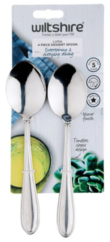 Wiltshire
Luisa Dessert Spoons 4Piece - LX2001 - Homewares, Outdoor, Phone Accessories, Cases, Speakers, Headphones + More -