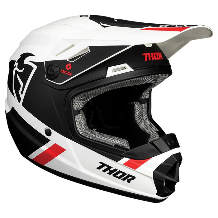 Helmet S24 Thor Mx Sector Split Youth Mips White Black Small - LX2001 - Homewares, Outdoor, Phone Accessories, Cases, Speakers, Headphones + More -