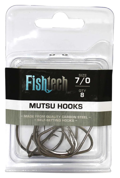 Fishtech Mutsu Hooks 7/0 (8 per pack) - LX2001 - Homewares, Outdoor, Phone Accessories, Cases, Speakers, Headphones + More -