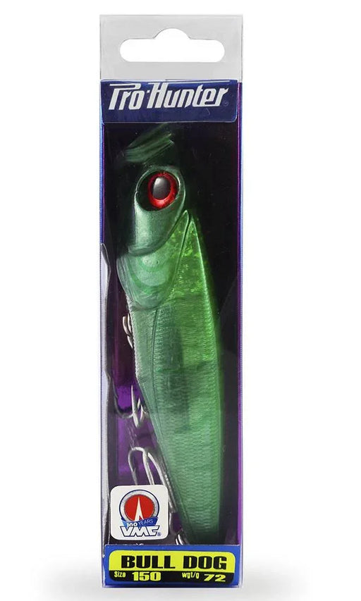 Pro Hunter Bull Dog 150mm Popper Crystal Green - LX2001 - Homewares, Outdoor, Phone Accessories, Cases, Speakers, Headphones + More -