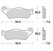 Brake Pads Front Moto Master Racing Gp For Gas Gas Husaberg Husqvarna Ktm Sherco - LX2001 - Homewares, Outdoor, Phone Accessories, Cases, Speakers, Headphones + More -