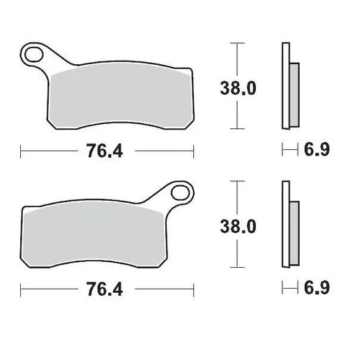 *Brake Pads Moto Master Ktm 450Xc 08-10 505Sx Atv 10-13 525Xc 08-13 - LX2001 - Homewares, Outdoor, Phone Accessories, Cases, Speakers, Headphones + More -