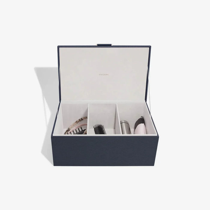 Stackers Storage Box Lidded Medium Navy - LX2001 - Homewares, Outdoor, Phone Accessories, Cases, Speakers, Headphones + More -