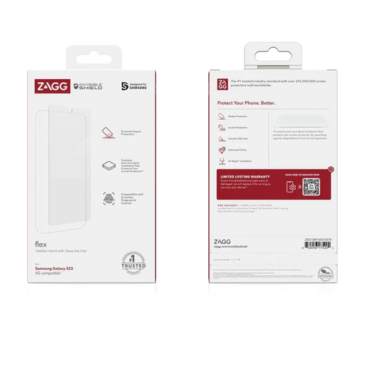 InvisibleShield Samsung Galaxy S23 Flex Screen Protector - LX2001 - Homewares, Outdoor, Phone Accessories, Cases, Speakers, Headphones + More -