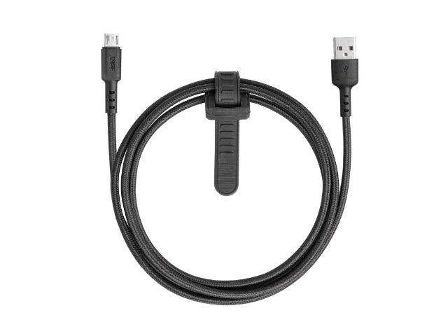 3sixT Tough USB-A to Micro USB Cable 1.2m - Black