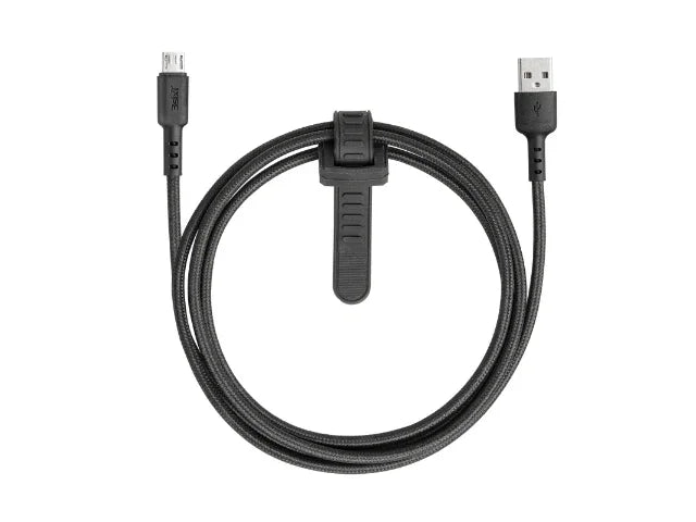 3sixT Tough USB-A to Micro USB Cable 1.2m - Black - LX2001 - Homewares, Outdoor, Phone Accessories, Cases, Speakers, Headphones + More -