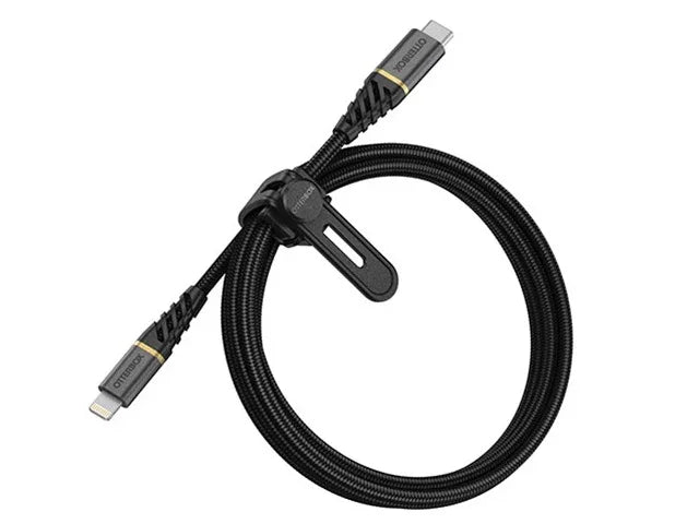 OTTERBOX CABLE TYPE-C 1M PREMIUM GLAMOUR BLACK - LX2001 - Homewares, Outdoor, Phone Accessories, Cases, Speakers, Headphones + More -