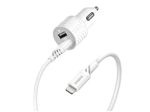 OtterBox USB Charging Kit 2 Port Car Charger USB-A 12W USB to Lightning 1M Cable - LX2001 - Homewares, Outdoor, Phone Accessories, Cases, Speakers, Headphones + More -