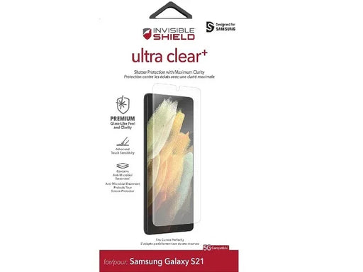 ZAGG InvisibleShield Ultra Clear+ Samsung S21+ Screen Protector - LX2001 - Homewares, Outdoor, Phone Accessories, Cases, Speakers, Headphones + More -