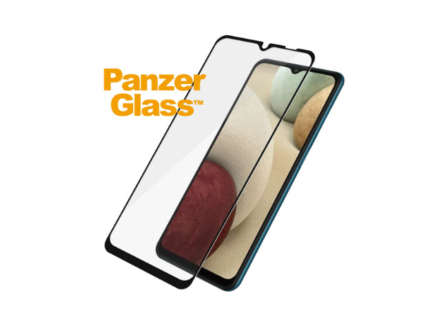 PanzerGlass Glass Screen Protector Samsung Galaxy A12 Case Friendly - Black