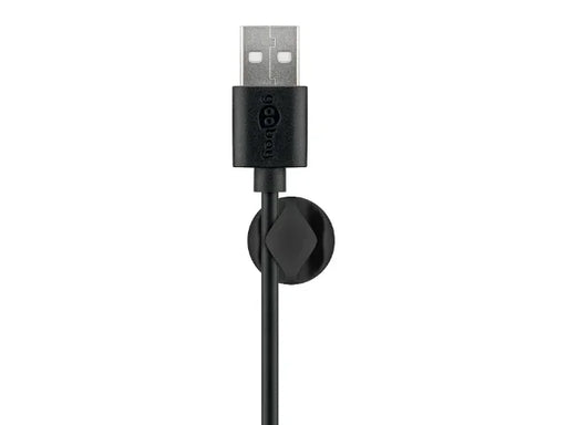Goobay Cable Management 2 Slots MINI, black - LX2001 - Homewares, Outdoor, Phone Accessories, Cases, Speakers, Headphones + More -