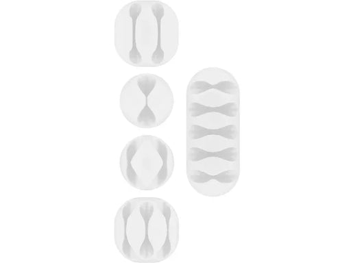 Goobay Cable Management Set 5-pcs, white - LX2001 - Homewares, Outdoor, Phone Accessories, Cases, Speakers, Headphones + More -