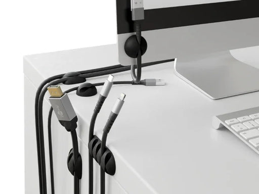 Goobay Cable Management Set 5-pcs, black - LX2001 - Homewares, Outdoor, Phone Accessories, Cases, Speakers, Headphones + More -
