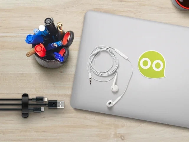 Goobay Cable Management Clip SET 6-pcs, black - LX2001 - Homewares, Outdoor, Phone Accessories, Cases, Speakers, Headphones + More -