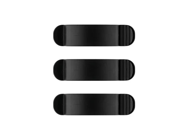 Goobay Cable Management Clip 3 Slots SET 3-pcs, black - LX2001 - Homewares, Outdoor, Phone Accessories, Cases, Speakers, Headphones + More -