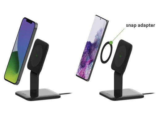 Mophie-Snap+ Wireless Charging Stand - Black - AU - LX2001 - Homewares, Outdoor, Phone Accessories, Cases, Speakers, Headphones + More -