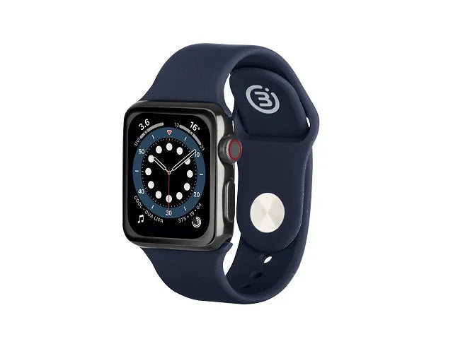 3sixT Silicone Band Apple Watch 3/4/5/SE/6 42/44mm - N Blue - LX2001 - Homewares, Outdoor, Phone Accessories, Cases, Speakers, Headphones + More -