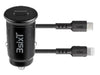 3sixT Car Charger 20W + Tough USB-C to Lightning Cable Black - LX2001 - Homewares, Outdoor, Phone Accessories, Cases, Speakers, Headphones + More -