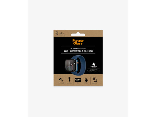 PanzerGlass Screen Protector - Apple watch 7 45mm - Black