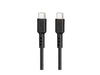 3sixT Tough USB-C to USB-C 5A Cable 1.2m - Black - LX2001 - Homewares, Outdoor, Phone Accessories, Cases, Speakers, Headphones + More -