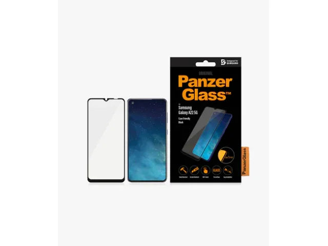 PanzerGlass Galaxy A22 5G Case Friendly - Black - LX2001 - Homewares, Outdoor, Phone Accessories, Cases, Speakers, Headphones + More -