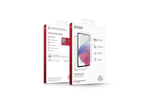 ZAGG Glass+Case bundle pack - Samsung A53 5G - clear - LX2001 - Homewares, Outdoor, Phone Accessories, Cases, Speakers, Headphones + More -