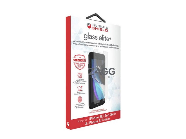 Zagg InvisibleShield Glass Elite iPhone 6/7/8/SE Glass Screen Protector