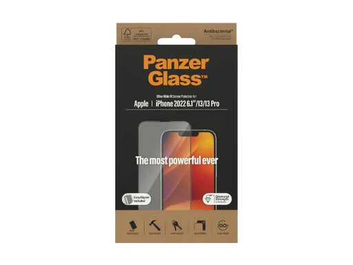 PanzerGlass UltraWide Fit AB w/ Aligner iPhone 14 Screen Protector - LX2001 - Homewares, Outdoor, Phone Accessories, Cases, Speakers, Headphones + More -