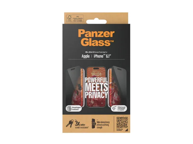 PanzerGlass Privacy Screen Protector iPhone 15 Case - LX2001 - Homewares, Outdoor, Phone Accessories, Cases, Speakers, Headphones + More -