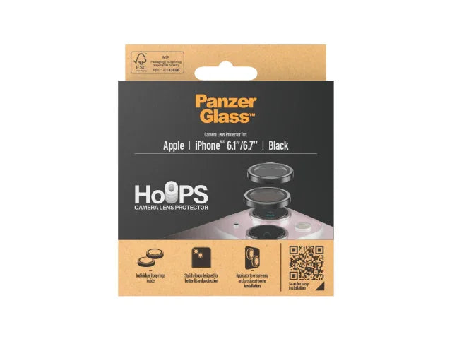 PanzerGlass Hoops Camera Lens Protector - iPhone 15 / iPhone 15 Plus - LX2001 - Homewares, Outdoor, Phone Accessories, Cases, Speakers, Headphones + More -