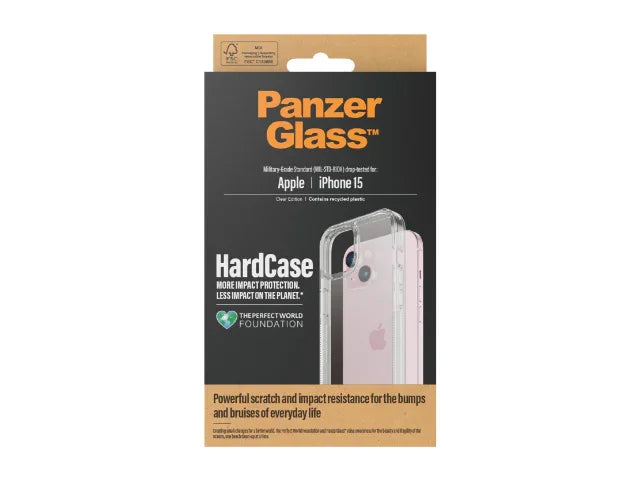PanzerGlass Hard Case - iPhone 15 - Clear - LX2001 - Homewares, Outdoor, Phone Accessories, Cases, Speakers, Headphones + More -
