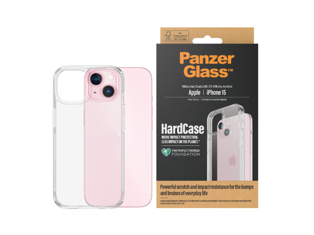 PanzerGlass Hard Case - iPhone 15 - Clear