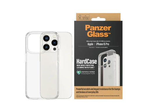 PanzerGlass Hard Case iPhone 15 Pro Clear - LX2001 - Homewares, Outdoor, Phone Accessories, Cases, Speakers, Headphones + More -