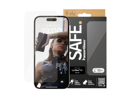 SAFE by PanzerGlass Screen Protector Apple iPhone 15 - LX2001 - Homewares, Outdoor, Phone Accessories, Cases, Speakers, Headphones + More -