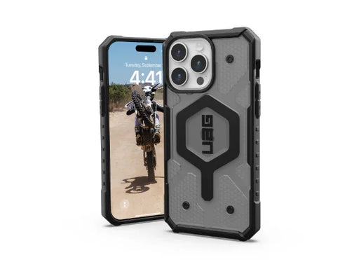 UAG Pathfinder Clear Magsafe iPhone 15 Pro Case - Ash Black - LX2001 - Homewares, Outdoor, Phone Accessories, Cases, Speakers, Headphones + More -
