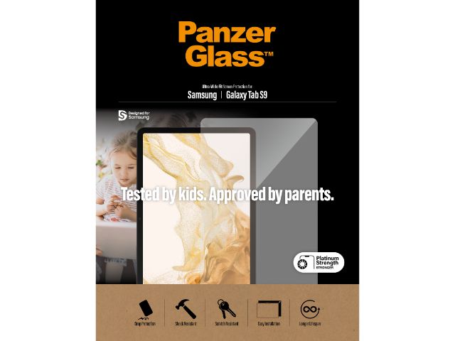 PanzerGlass Samsung Galaxy Tab S9 UltraWide Fit Screen Protector