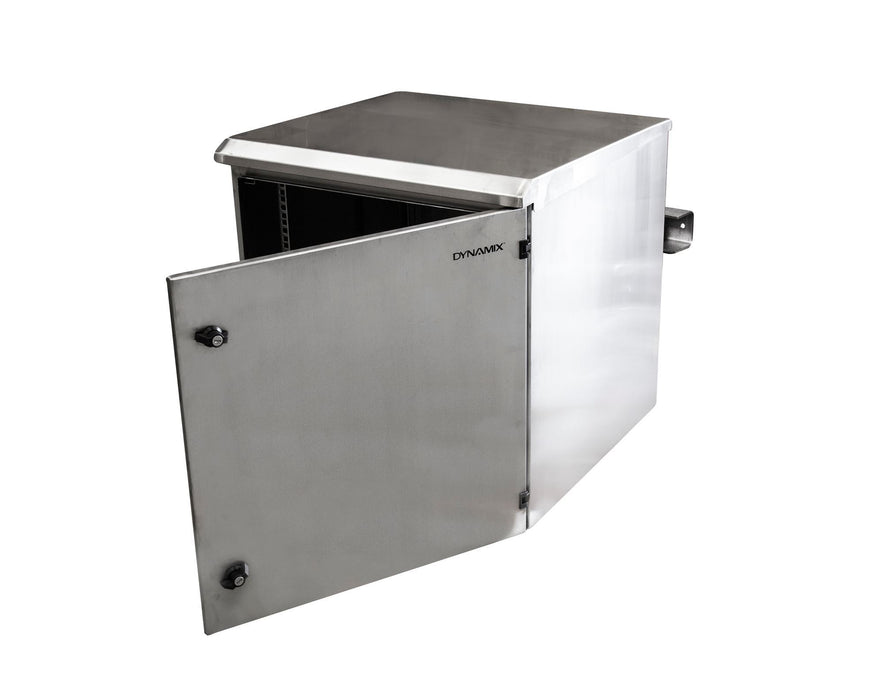 DYNAMIX 18RU Stainless Outdoor Cabinet 611x625x915mm (WxDxH). SUS316 Stainless S