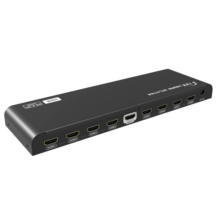 LENKENG 1-In-8-out HDMI Splitter with HDR & EDID. Supports UHD Res up to 4K2K@30 - LX2001 - Homewares, Outdoor, Phone Accessories, Cases, Speakers, Headphones + More -