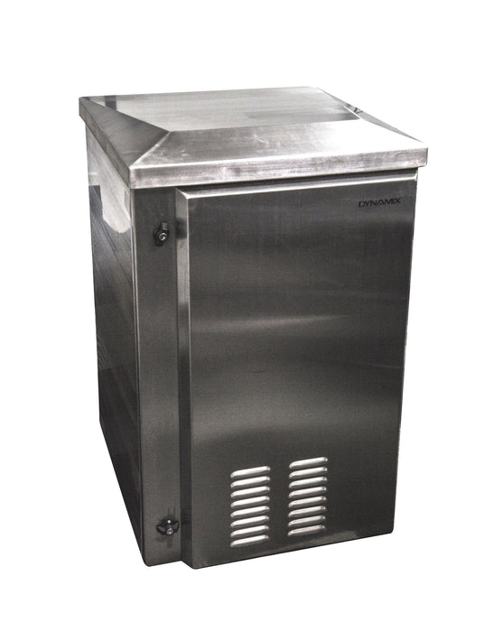 DYNAMIX 18RU Stainless Vented Outdoor Wall Mount Cabinet (611x425 x915mm). SUS31