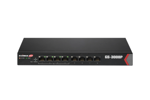 EDIMAX 8 Port Gigabit Web Managed Switch with 4 PoE+ Ports. Power Budget: 72W. D - LX2001 - Homewares, Outdoor, Phone Accessories, Cases, Speakers, Headphones + More -