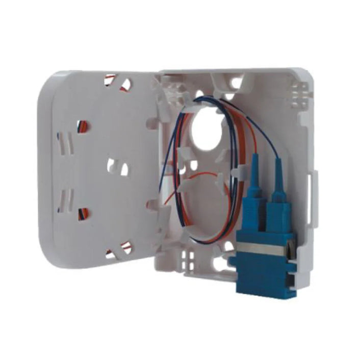 DYNAMIX FTTH Compact Wall Outlet 1 Port SC Duplex / LC Quad, Up to 4 fibres, Unl - LX2001 - Homewares, Outdoor, Phone Accessories, Cases, Speakers, Headphones + More -