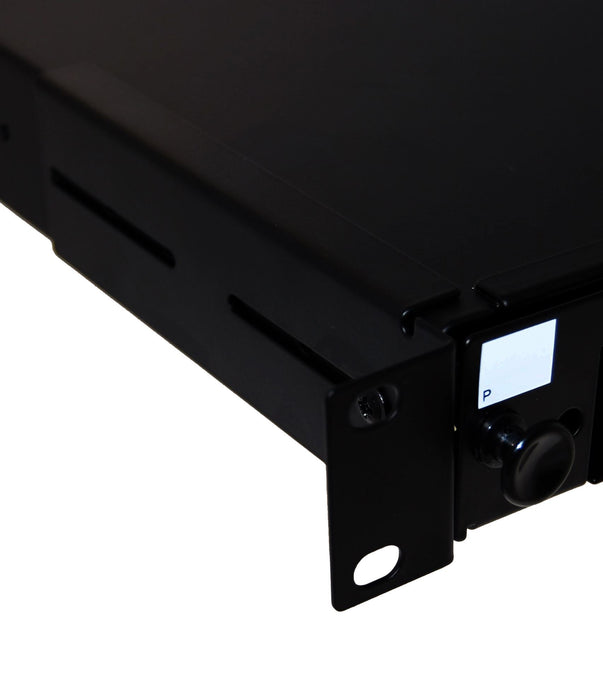 DYNAMIX 19'' 1U Fibre Patch Panel 3x Slot Ver5. Metal Sliding Drawer Black