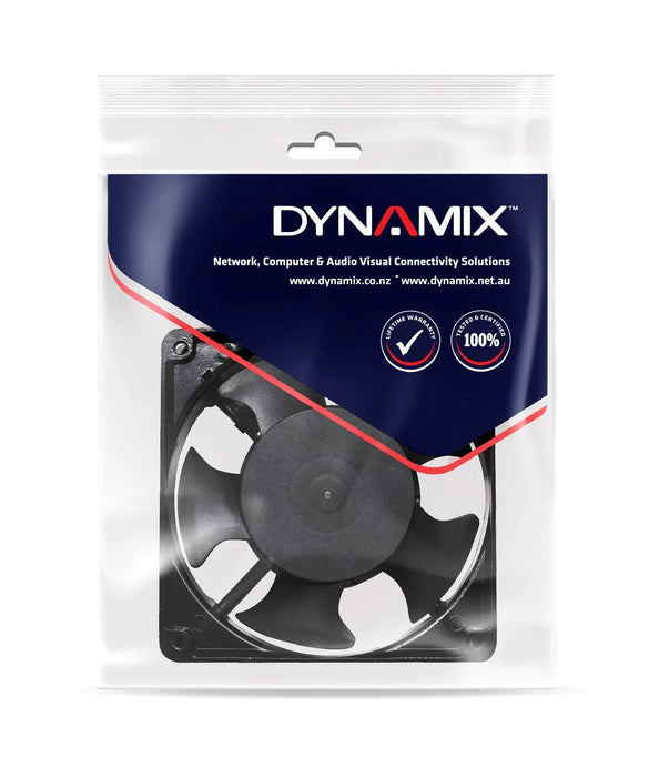 DYNAMIX Additional 230V Fan for Cabinets & Racks. Air Flow 50~ 100CBM/H. Dimensi - LX2001 - Homewares, Outdoor, Phone Accessories, Cases, Speakers, Headphones + More -