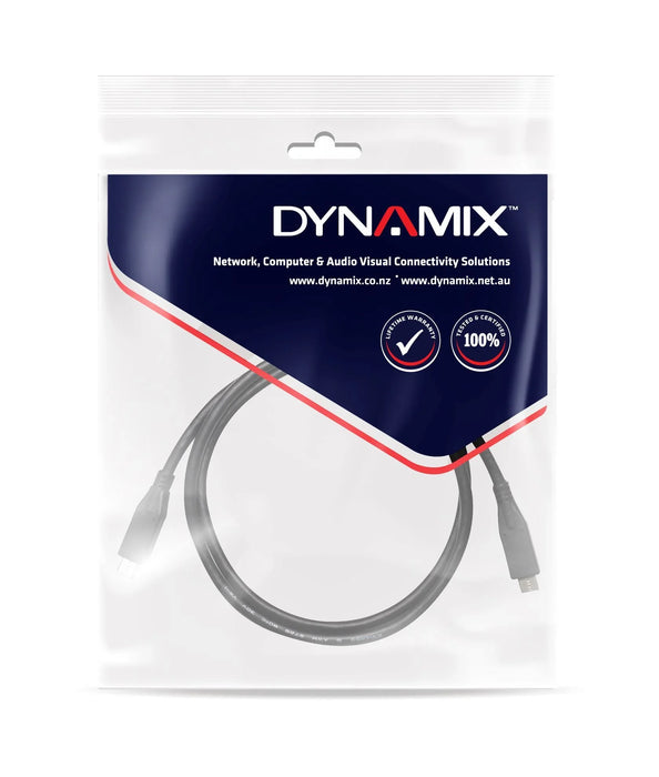DYNAMIX 1M, USB 3.1 USB-C Male to USB-C Male Cable 5V/3A. Transfer Speed Gen2 - LX2001 - Homewares, Outdoor, Phone Accessories, Cases, Speakers, Headphones + More -