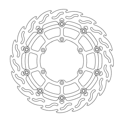 BRAKE DISC FRONT MOTO MASTER FLAME OVERSIZE 320MM KAWASAKI YAMAHA - LX2001 - Homewares, Outdoor, Phone Accessories, Cases, Speakers, Headphones + More -